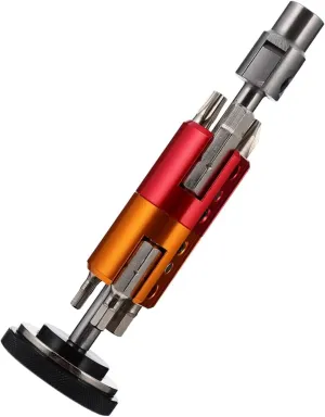 Multi Functional Bicycle Repair Tool Kit Compact Ratcheting Screwdriver for Mountain Bikes with Wrench and Chain Rivet Repair Durable