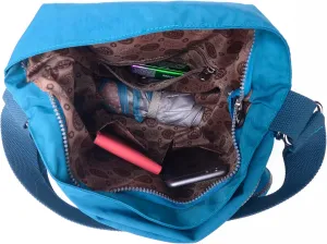 Multi pocket crossbody bag, multifunctional shoulder bag, large capacity for daily and travel