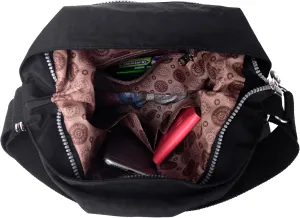 Multi pocket crossbody bag, multifunctional shoulder bag, large capacity for daily and travel