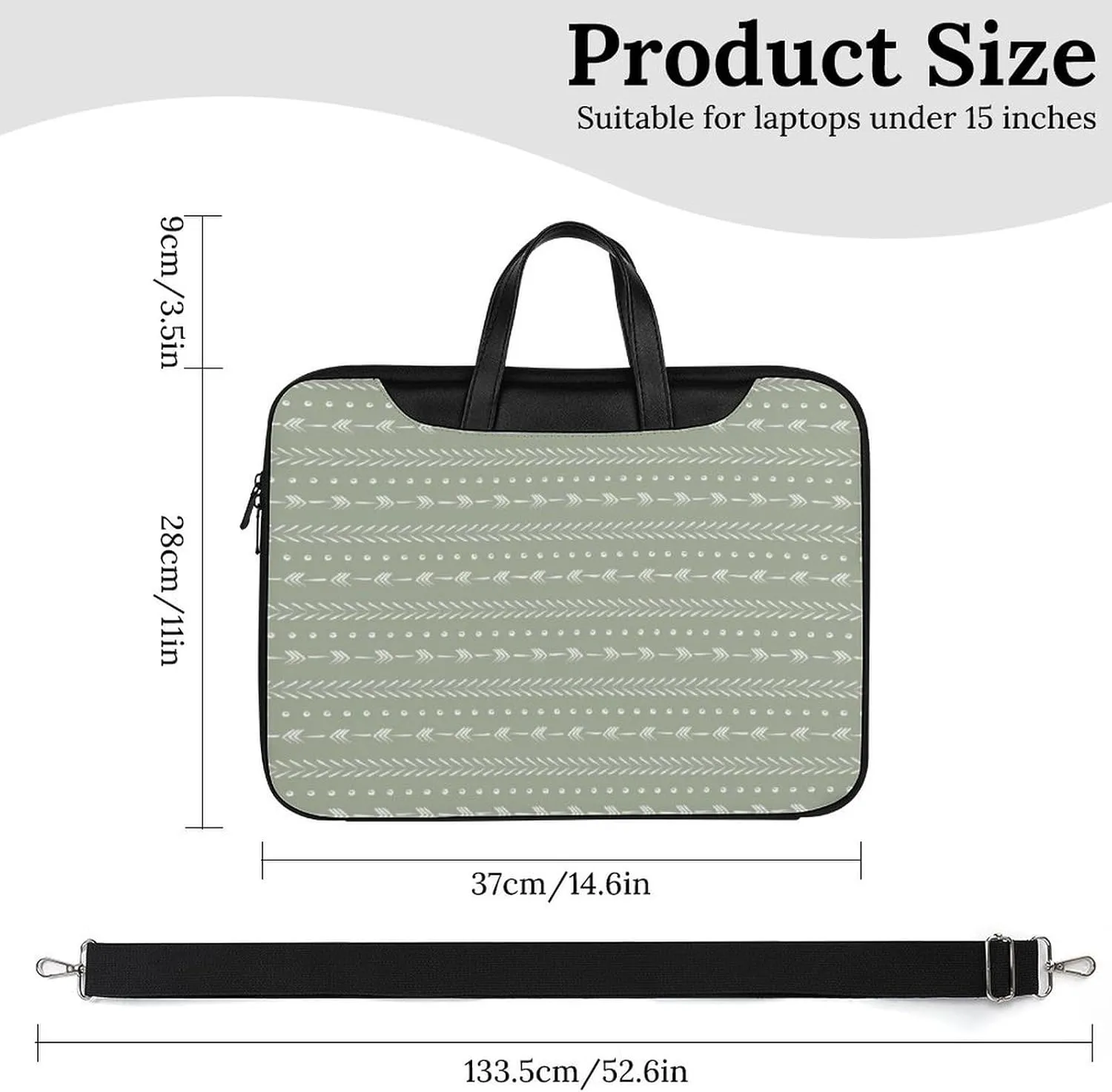 Murray Tartan Handheld Single Shoulder Crossbody Laptop Bag Unisex