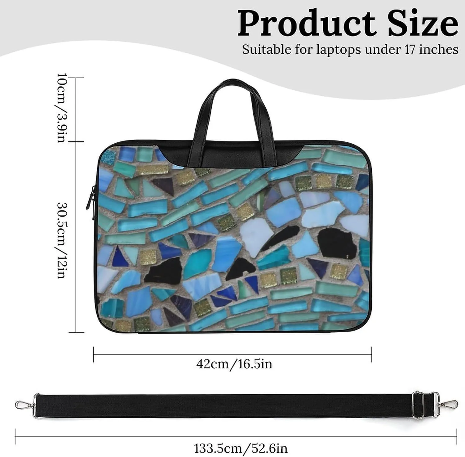 Murray Tartan Handheld Single Shoulder Crossbody Laptop Bag Unisex