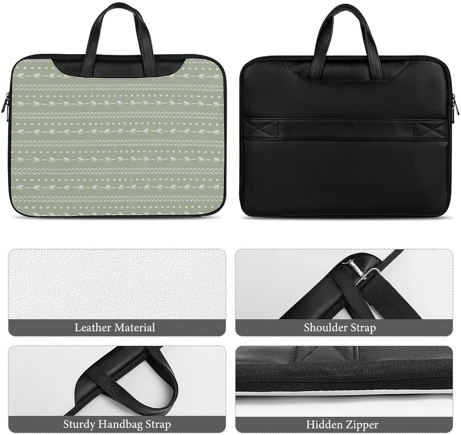 Murray Tartan Handheld Single Shoulder Crossbody Laptop Bag Unisex