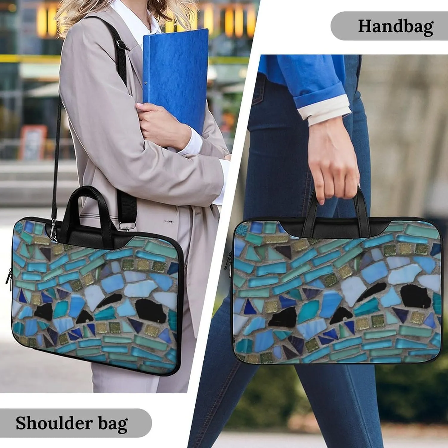 Murray Tartan Handheld Single Shoulder Crossbody Laptop Bag Unisex