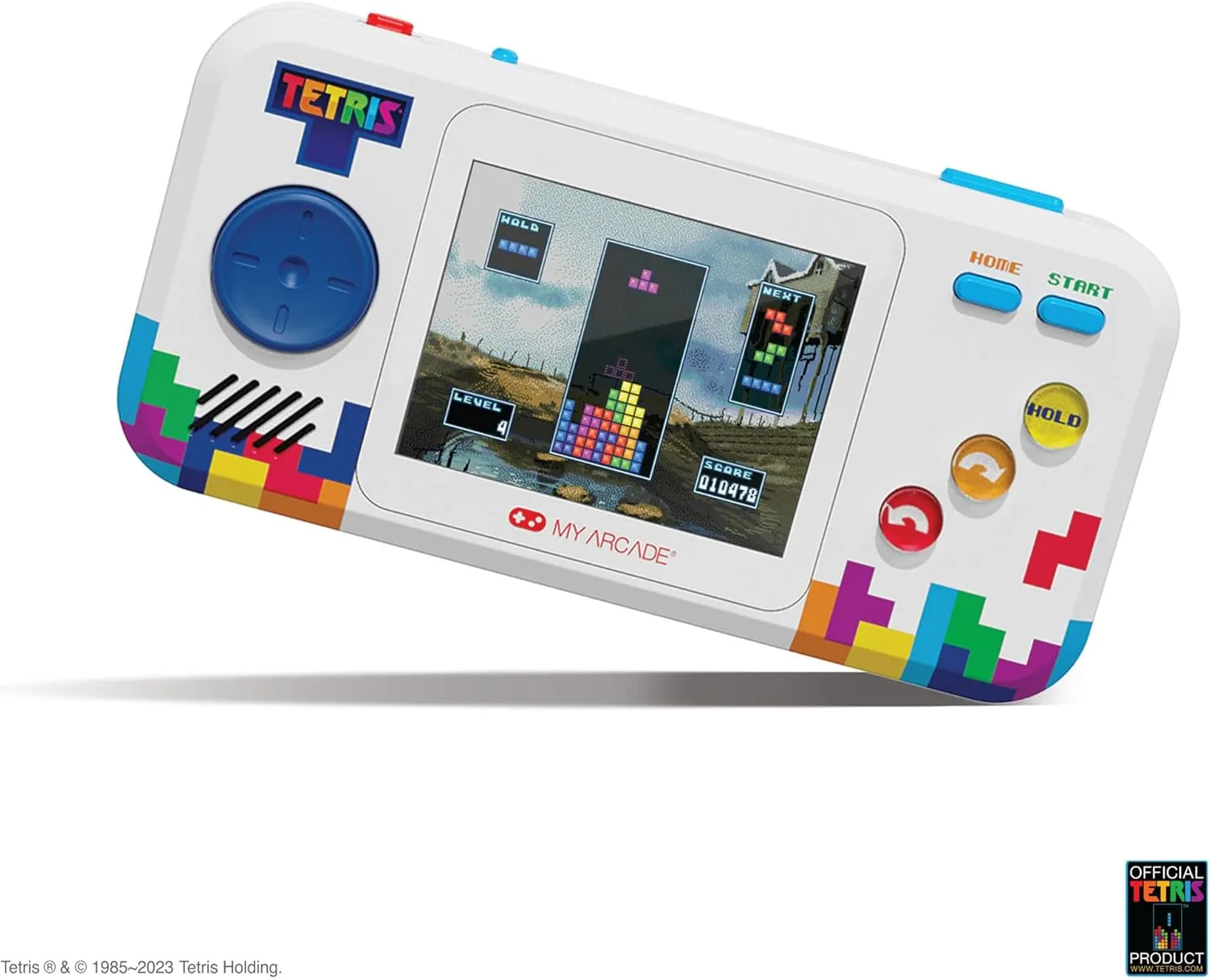 My Arcade Tetris Pocket Player Pro: Strategic Puzzle Games, Retro Portable Game Console, Tetris Game for Kids and Adults 2.75" Full Color Display