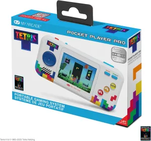 My Arcade Tetris Pocket Player Pro: Strategic Puzzle Games, Retro Portable Game Console, Tetris Game for Kids and Adults 2.75" Full Color Display