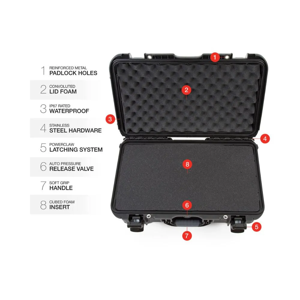 Nanuk 935 - Black (Cubed Foam)