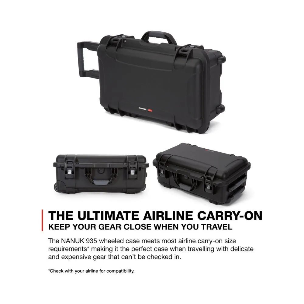 Nanuk 935 - Black (Cubed Foam)