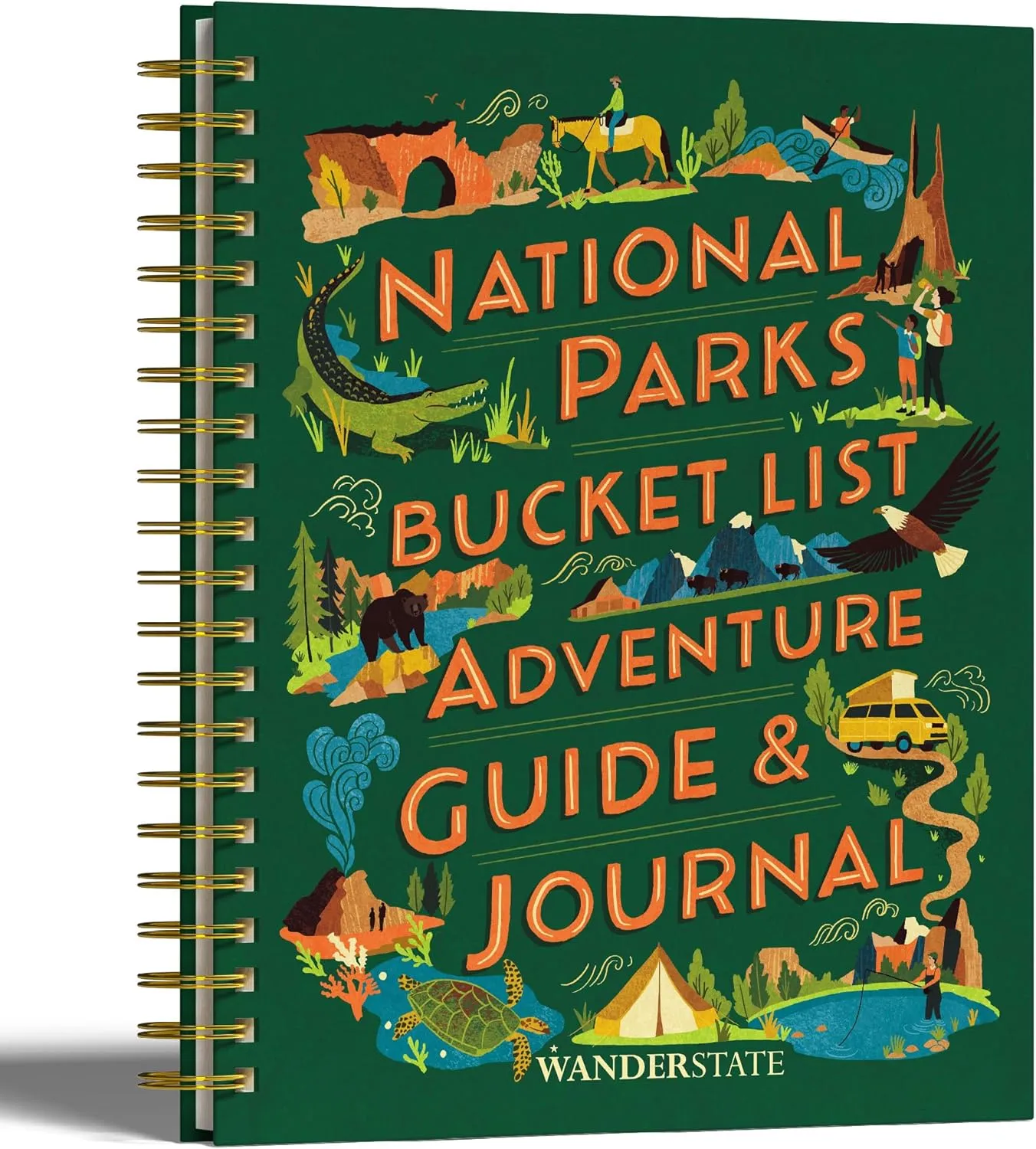 National Parks Bucket List Adventure Guide & Journal: Your Way to Explore America's National Parks & Document Your Adventures for a Lifetime! (Planner, Travel Guide, Journal, Passport Stamp Book)