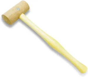 Natural Rawhide Mallet Tool, Professional Rawhide Leather Hammer Mallet for Rounding Ring Shanks, Jewelry Making, Leather working, Woodworking, Size 1 inch