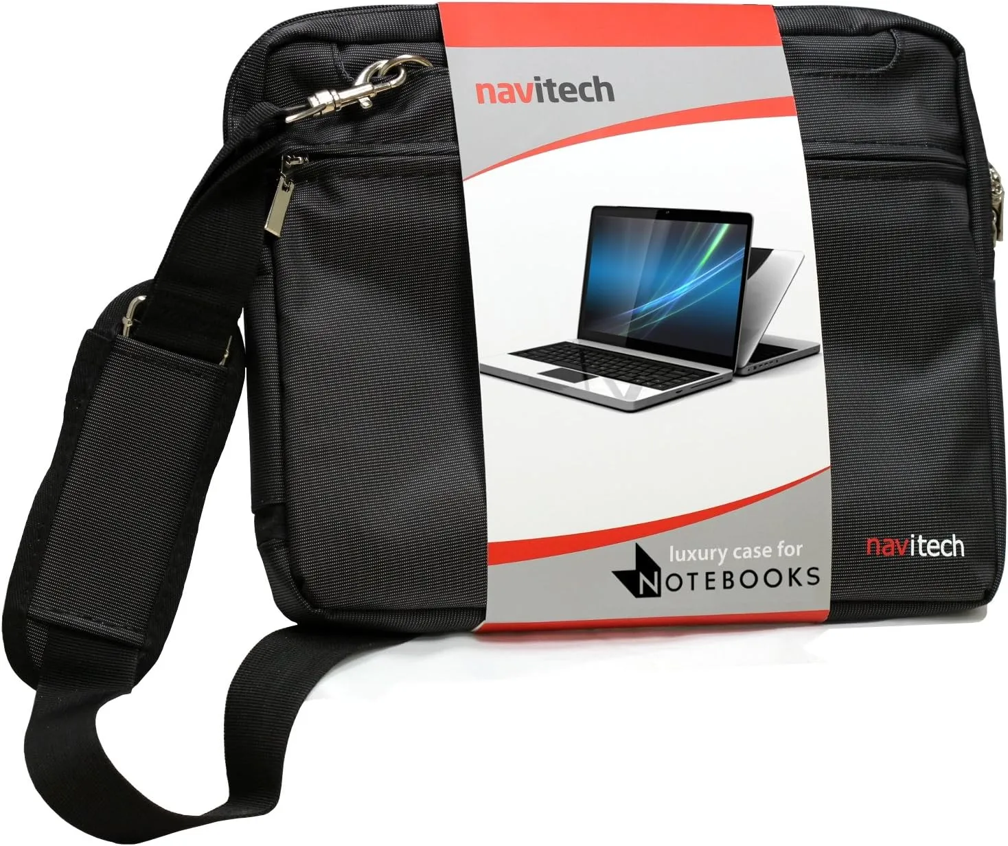 Navitech Black 15.6-Inch Laptop/Notebook/Ultrabook Case/Bag Compatible With Toshiba Satellite C55-A-1R8 15.6-inch/Toshiba Satellite C55-A-1UC 15.6-inch