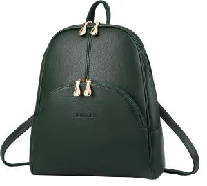 Nevenka Backpack Purse for Women Casual Shoulder Bag PU Leather Zipper Closure Adjustable Strap…