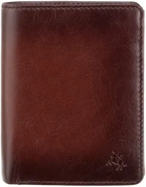 New Gents High End Visconti Atelier Burnished Leather Wallet RFID Blocking (Burnish Tan Hector AT-62)