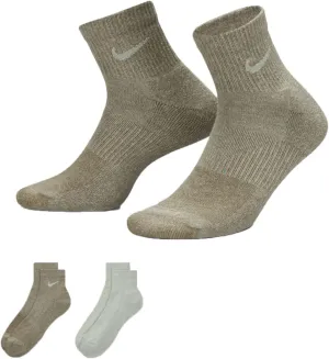 Nike Unisex Everyday Plus Cushioned Training Ankle Socks 2 Pairs (Multi(DR5295-905)/G, Large)