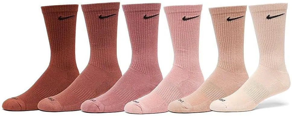 Nike Women's Everyday Plus Cushioned Socks 6 Pack
