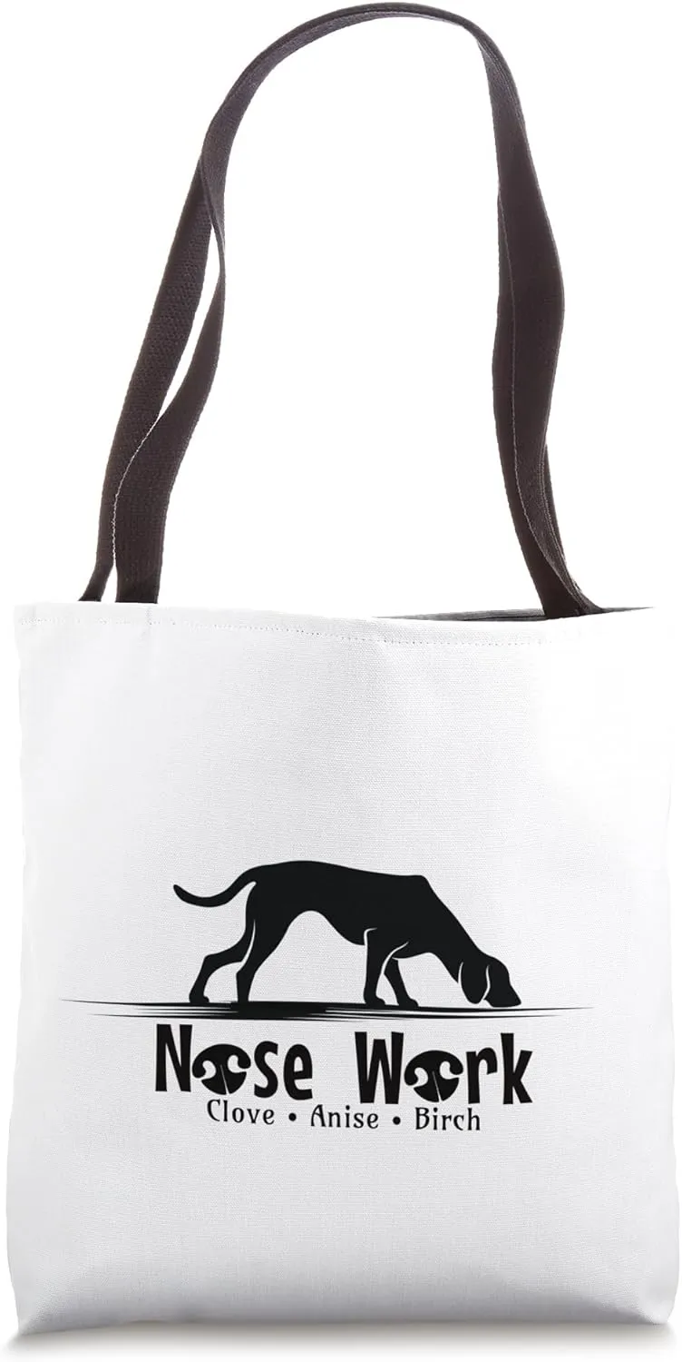 Nose Work Dog Sport Clove Anise Birch Pet Owner Training Tote Bag
