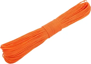 Nylon Parachute Cord 300 feet (100m) 2 mm Micro Cord 3 Strand Core Mil Spec Type I Multi-Function Paracord for Camping Braided Bracelets (Neon Orange)
