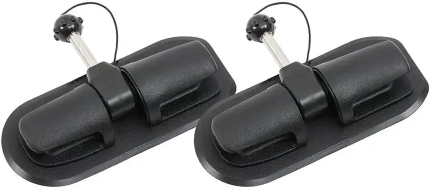 Oar Lock Holder Kayak Paddle Lock 2 Pack Rowing Oar Lock Holder Raft Retainer Dinghy Replacement Watercraft Part Hand Crank Base for Canoe