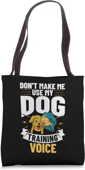Obedience Dog Training Pet Train Dogs Tote Bag