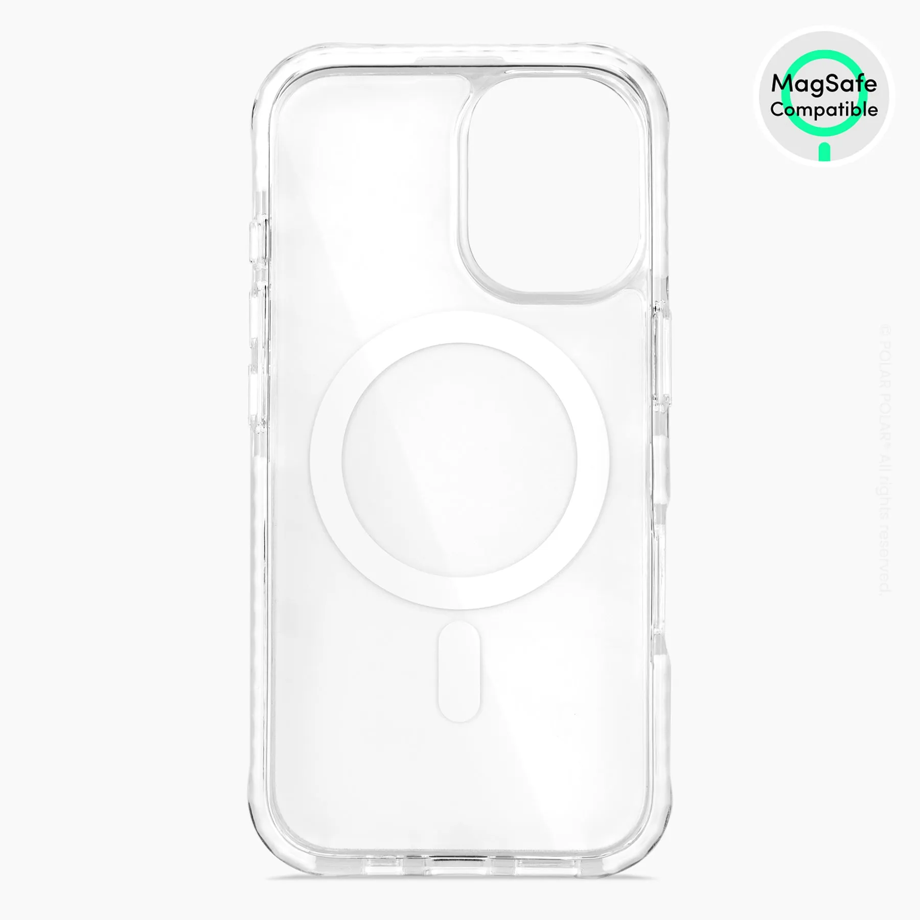 Ocean Terrazzo Gem - iPhone 16 Clear Bumper MagSafe Case