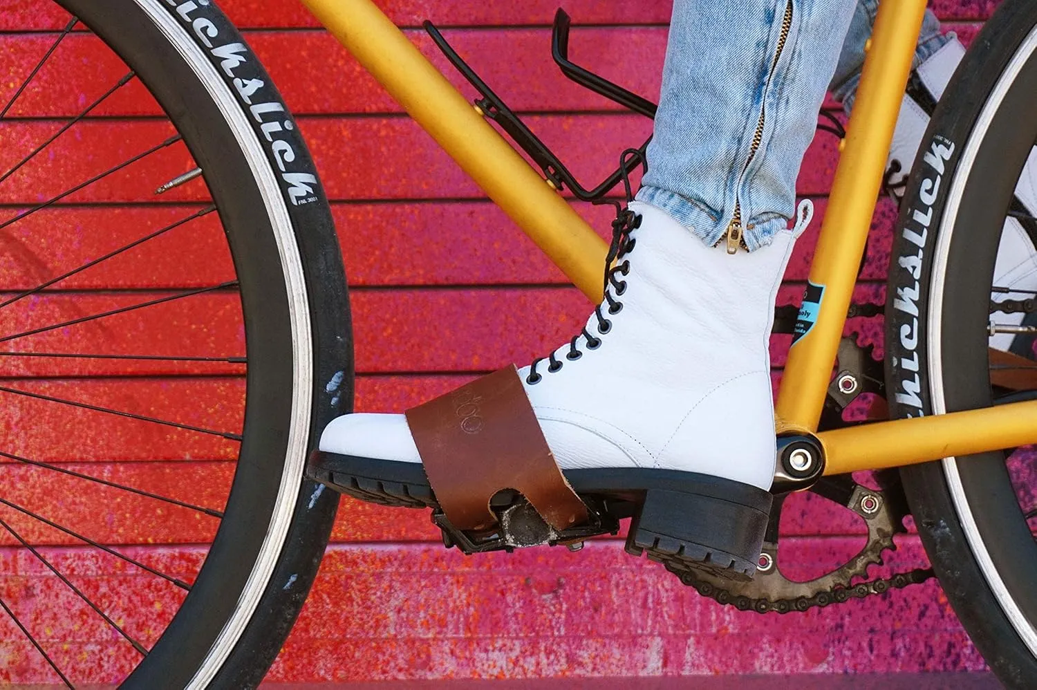 Oopsmark's Pedal Belt Toe Straps for Fixed Gear, Fixie, Single Speed Bikes and Bicycles