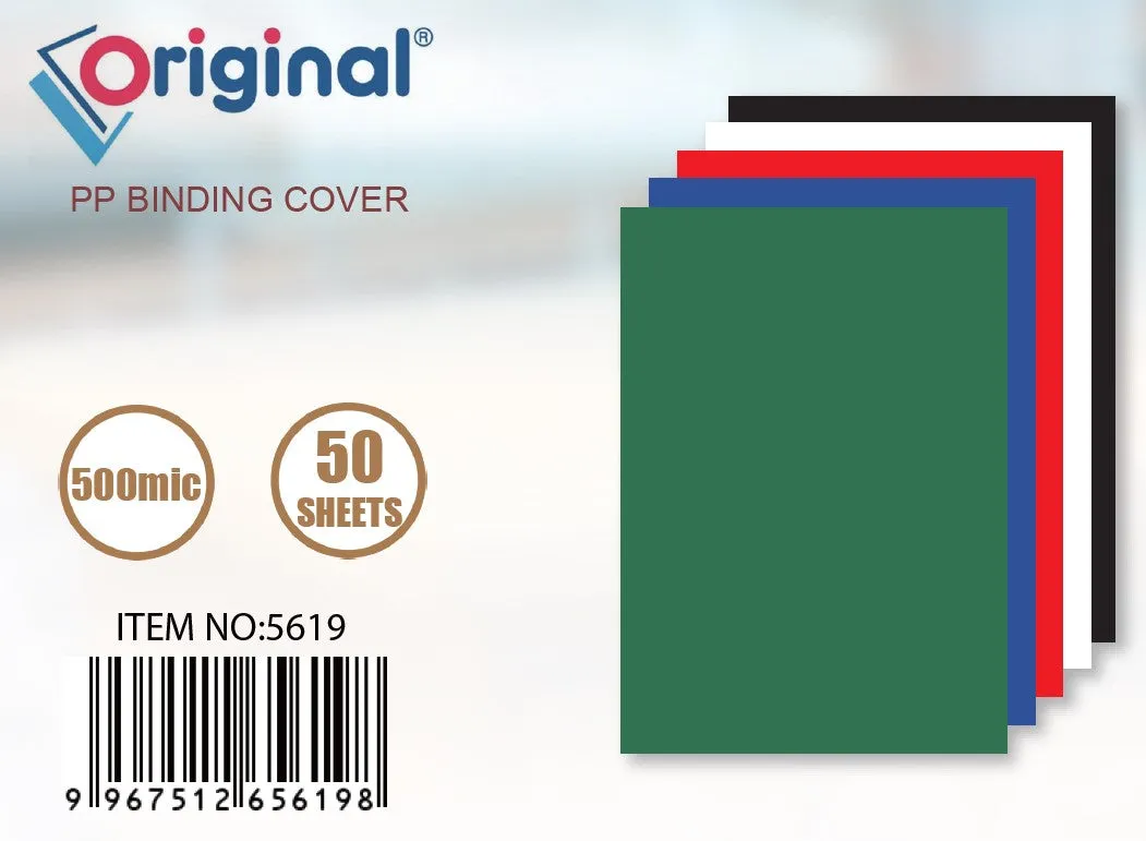 Original Binding Cover Sheets A4 230 G Pack of 100's