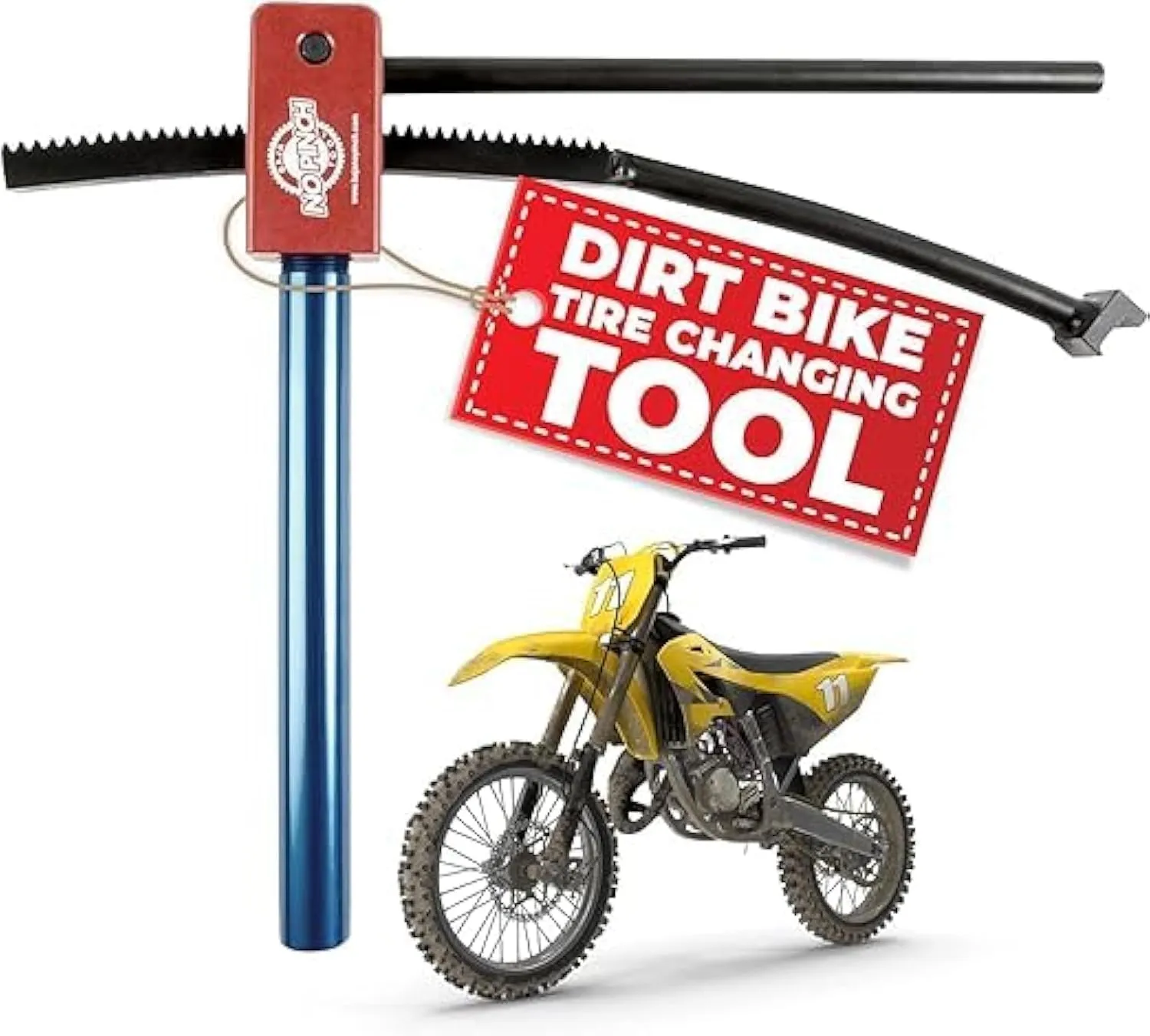 Original Tyre Changing Kit - Dirt Bike Tyre Changing Tools for Enduro and Motocross - Compact Dirt Bike Tyre Changer for 16" to 21" Wheels - Ideal for Quick and Easy Mount - 20mm Axles