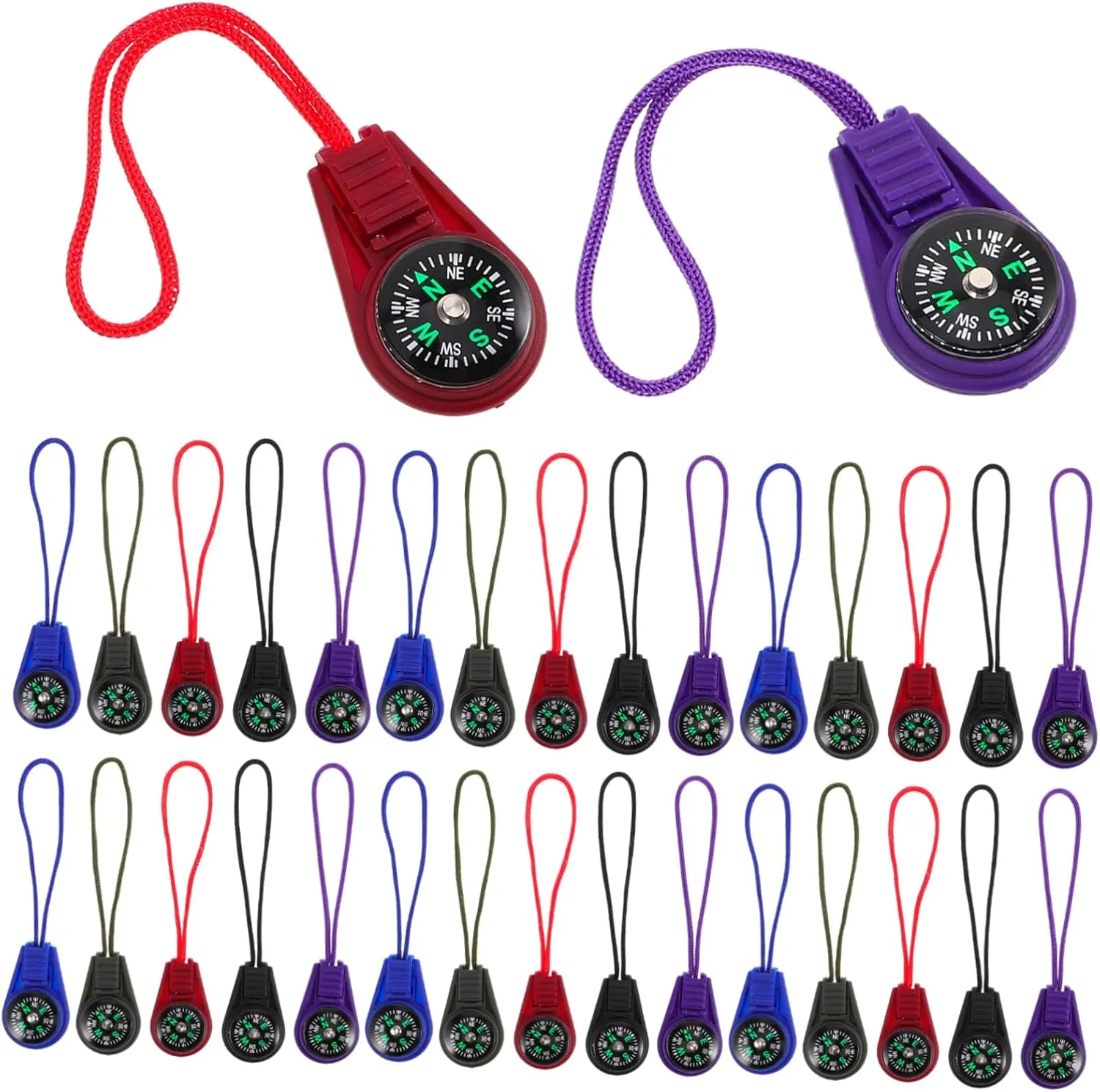 Outdoor Navigation Tool Plastic Stylish 50pcs Compass Hiking Camping Climbing Sturdy and Reliable