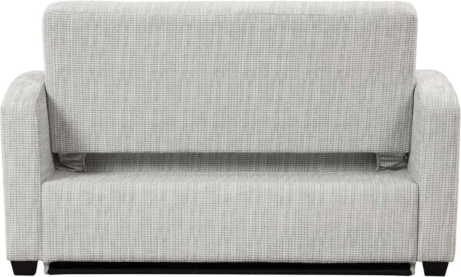 Oversized Loveseat Sofa with Pull Out Sleeper Couch Bed, Modern Chenille Upholstered Loveseat Futon Sofa Bed Convertible Sleeper Sofabed with Cupholders and USB Ports for Living Room Bedroom