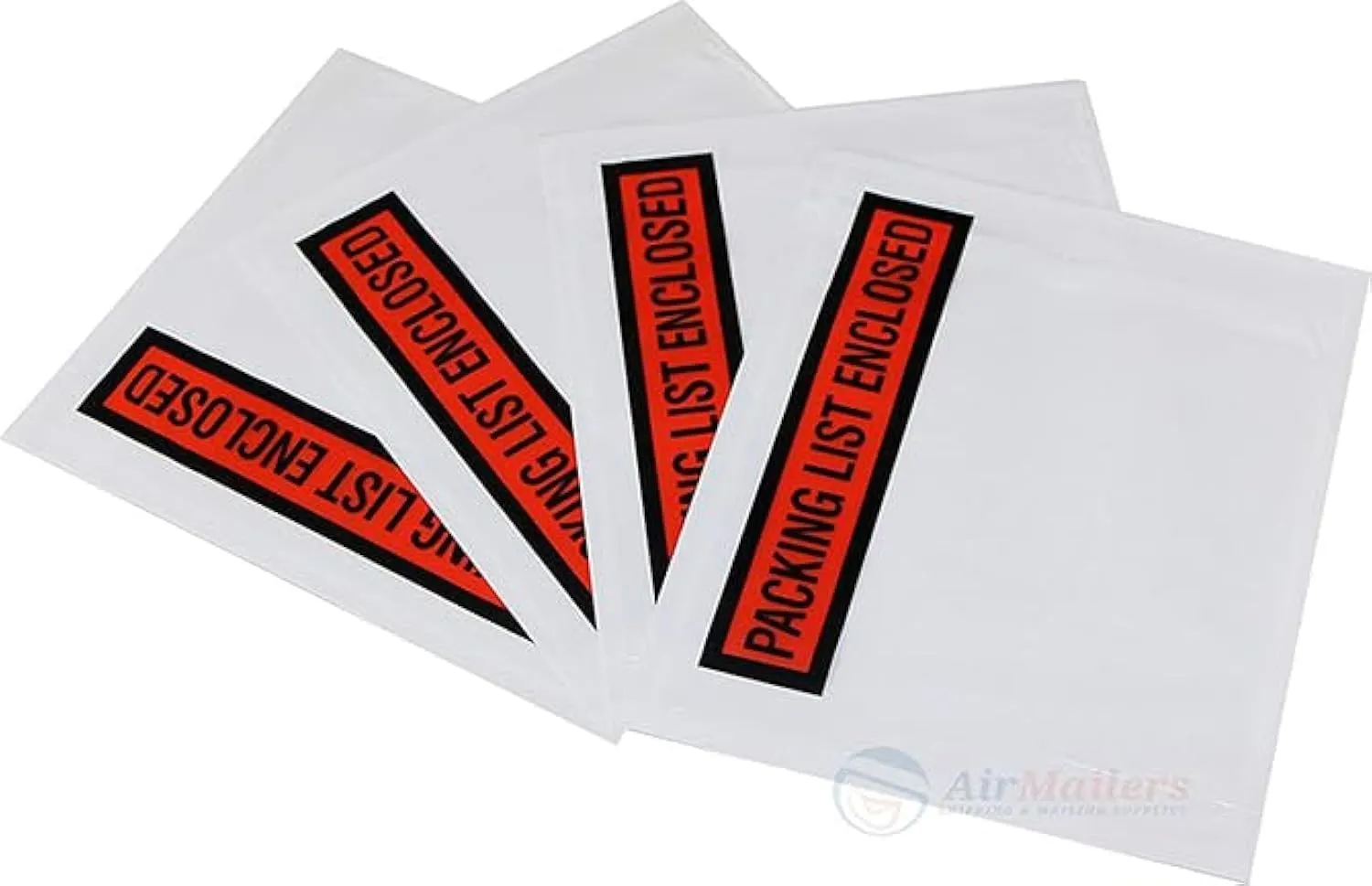 Packing List Enclosed Pouches (4.5" x 5.5") – Clear Adhesive Envelope Bag with Printing for Invoice Packing Slip – Label Protectors, Mailing & Shipping Supplies (2,000)