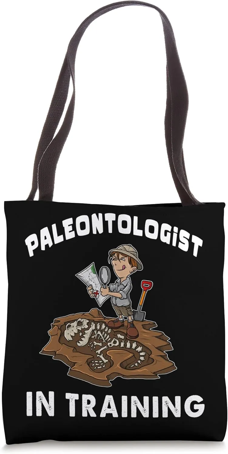 Paleontologist In Training Fossils Dinosaur Scientist Tote Bag