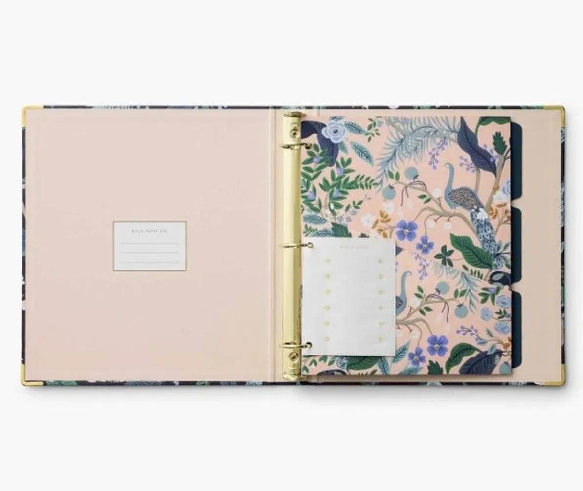 Peacock Binder