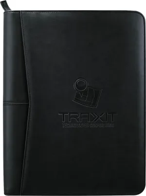 Pedova™ Zippered UltraHype Padfolio w/ FSC® Mix Paper