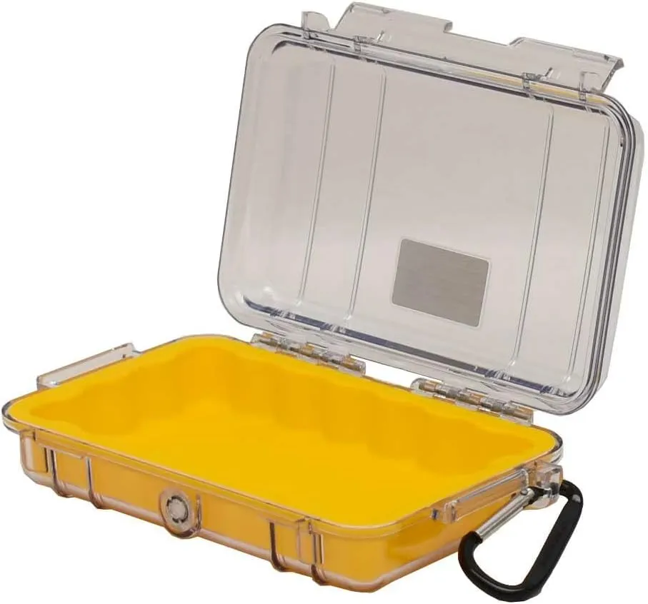 Pelican 1040-027-100 1040 Micro Case (Yellow/Clear)