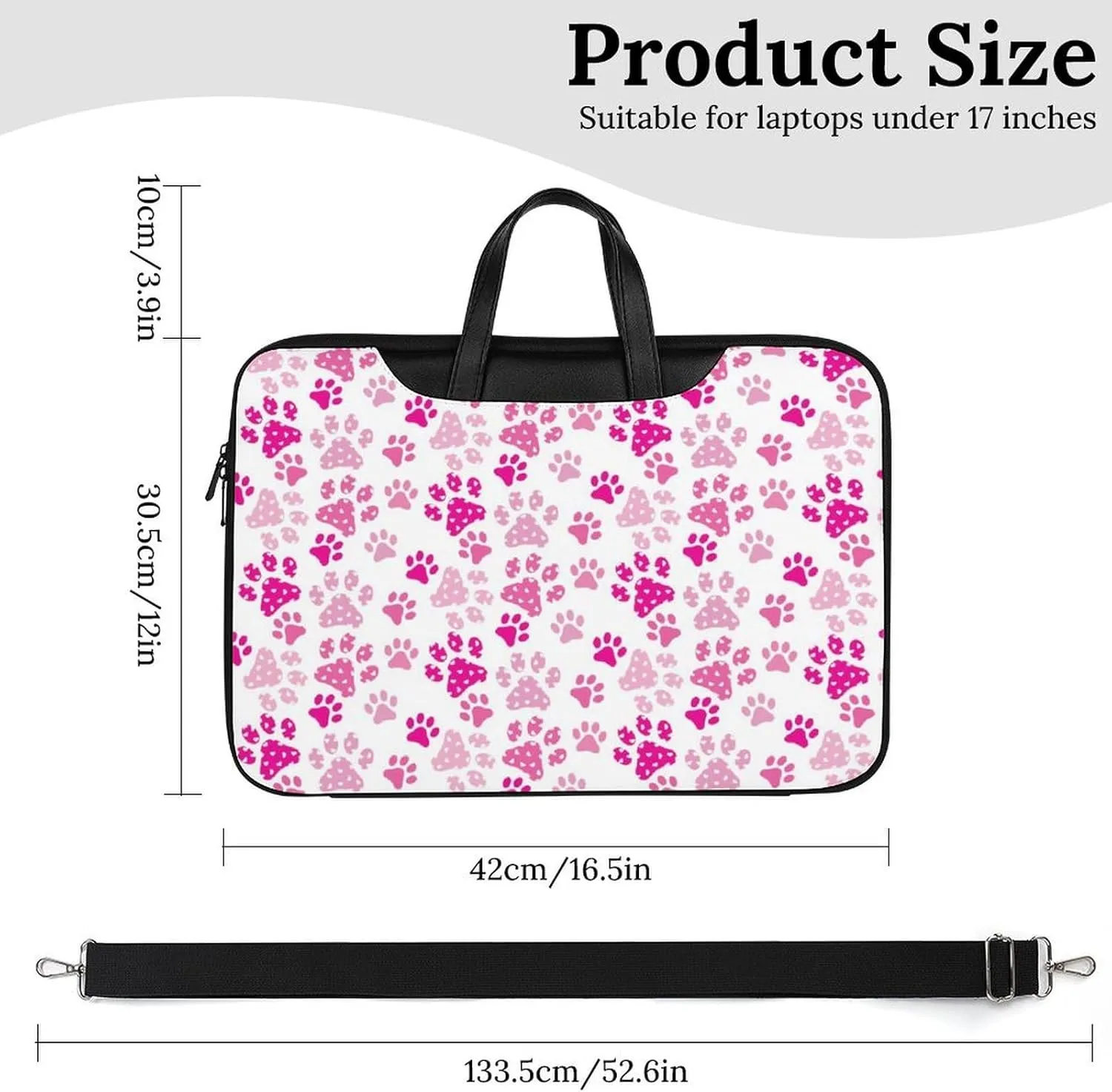 Penguin Bird Handheld Single Shoulder Crossbody Laptop Bag Unisex