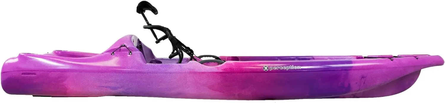 Perception Hangtime 11 Kayak - Recreational Kayak with Reclining Seat - Rear Seat for Lounging - 11 ft
