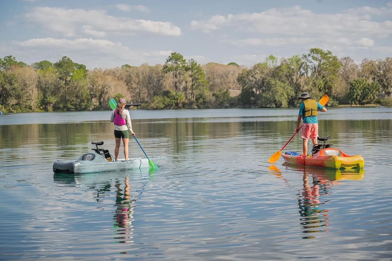 Perception Hangtime 11 Kayak - Recreational Kayak with Reclining Seat - Rear Seat for Lounging - 11 ft