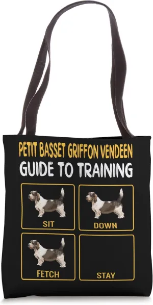 Petit Basset Griffon Vendeen Guide To Training Dog Obedience Tote Bag