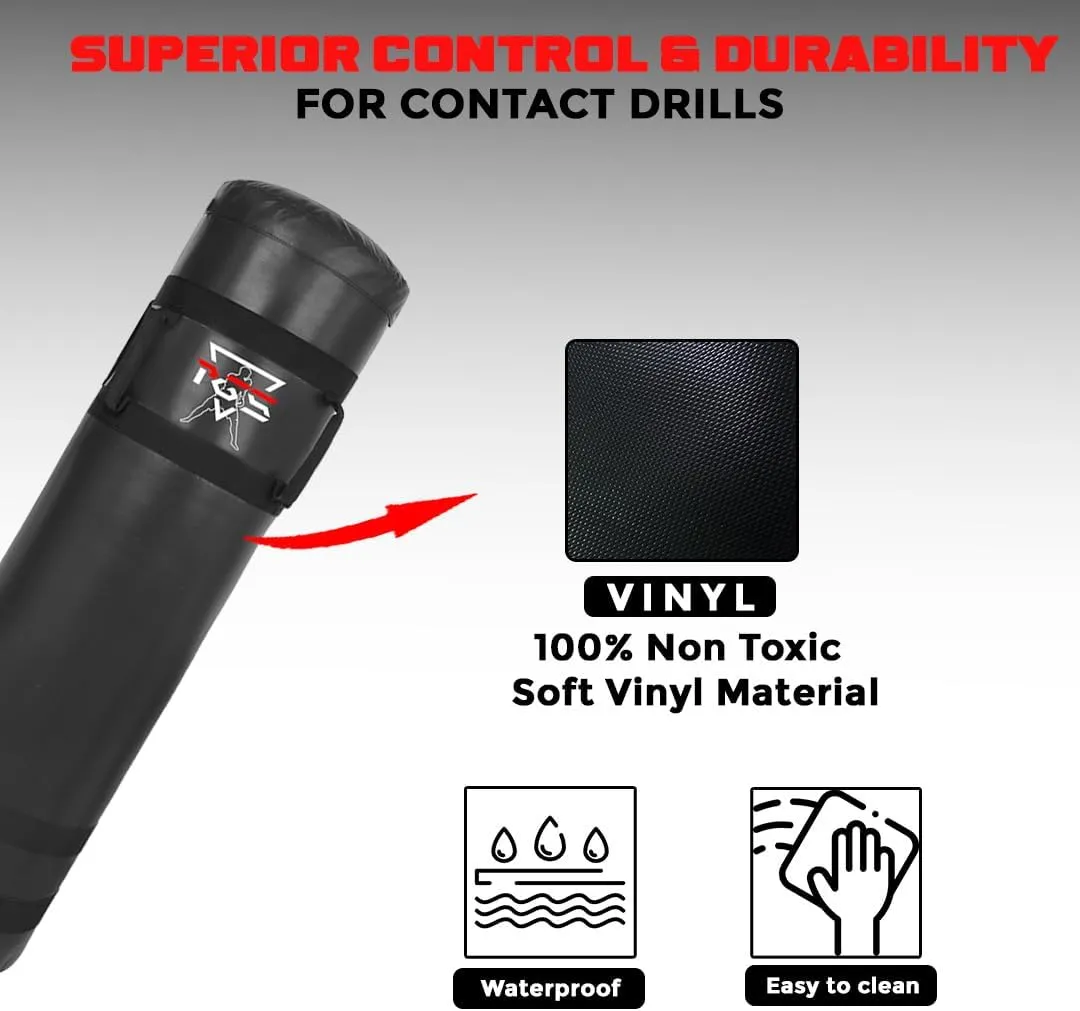 PGS Football Tackling Dummy Heavy Duty - Great for Tackle Football Contact Drills, Kickboxing, Martial Arts & Sports Training - UNFILLED