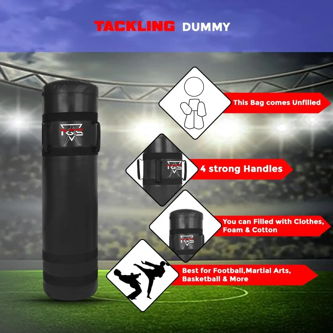 PGS Football Tackling Dummy Heavy Duty - Great for Tackle Football Contact Drills, Kickboxing, Martial Arts & Sports Training - UNFILLED