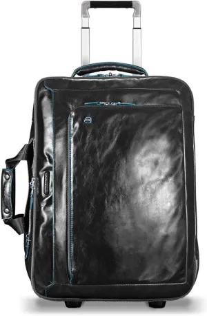 Piquadro Cabin Trolley with Double Notebook and iPad Compartment, Black, One Size