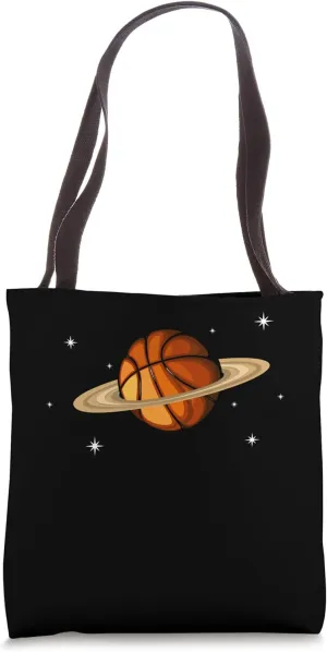 Planet Inspired Jupiter Ball Sports Athlete Basketball Tote Bag