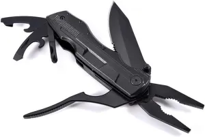 Pocket Knife Multitool Folding Knife with Blade, Screwdriver, Bottle OpenerSaw, Plier, Folding Knives For Camping Hiking Fishing Outdoor Tool for Men,