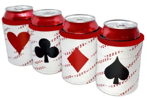 Poker Players (4 Pack) Beverage Holders