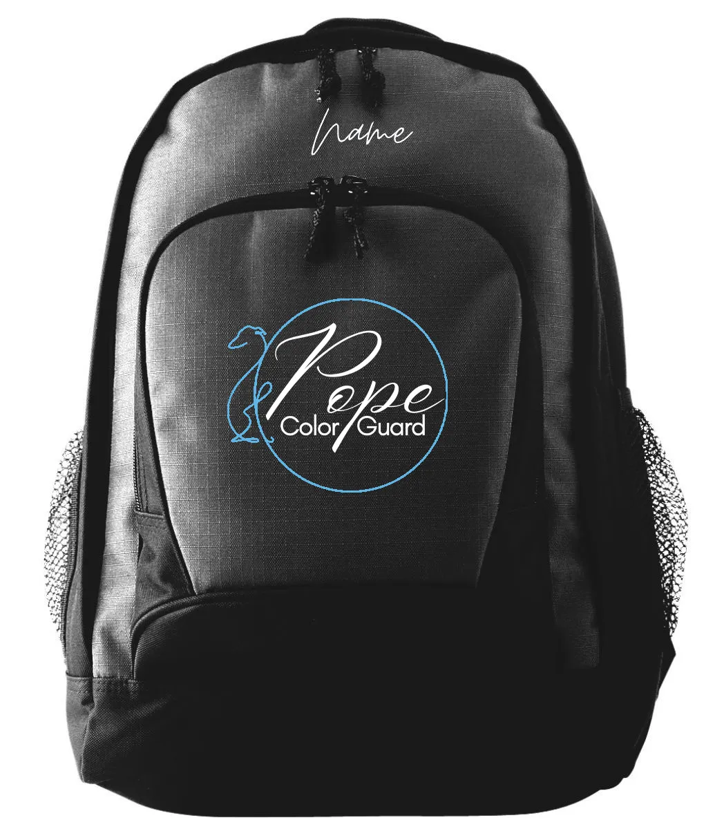 Pope Color Guard Backpack w/ Logo & Name Embroidery