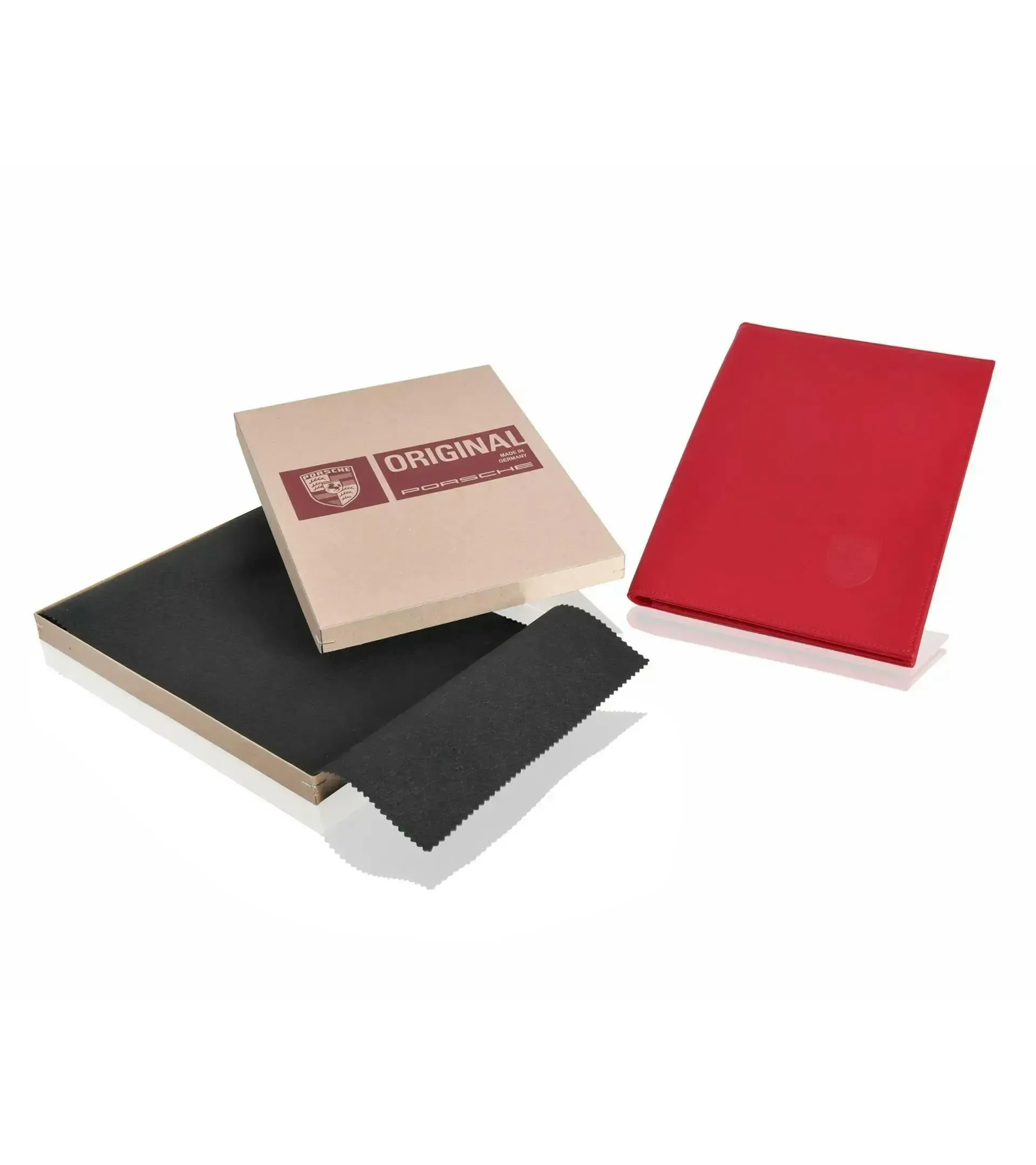 Porsche 356 Vehicle Document Folder - Red