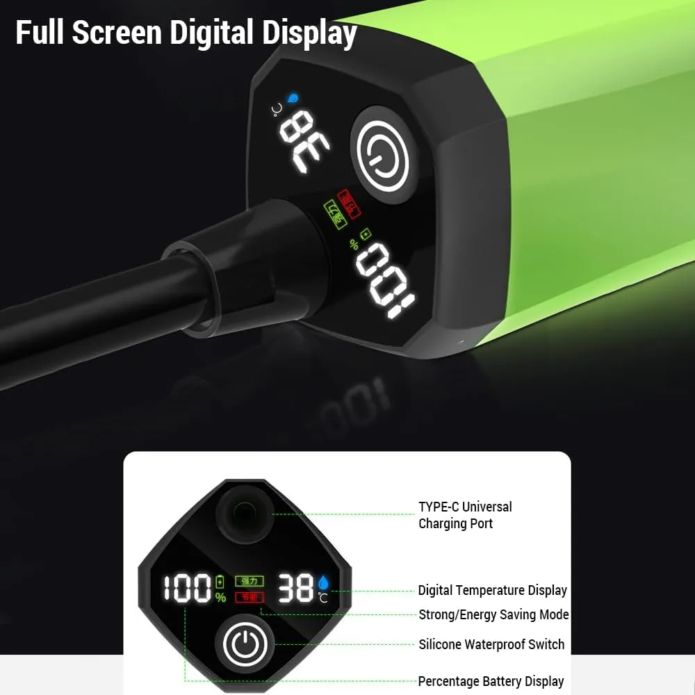 Portable Camping Shower Pump able Electric Shower Pump with Intelligent Digital Display