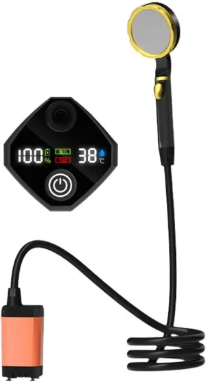 Portable Camping Shower Pump able Electric Shower Pump with Intelligent Digital Display
