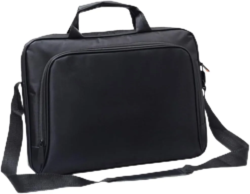 Portable Laptop Bag with Shoulder Strap Durable Cloth Material Stylish Notebook Handbag for Business Trips and Document Storage Organized Design with Pockets