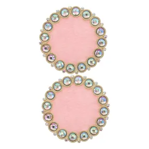 Portable Manicure Mixing Palette 2pcs Resin Nail Art Plate Nail Art Mixing Bar