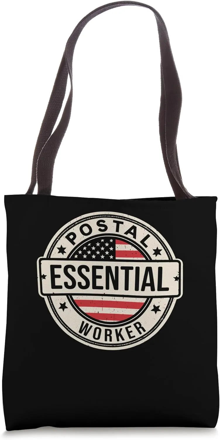Postal Essential Worker Mailman Post Office Mail Carrier Tote Bag